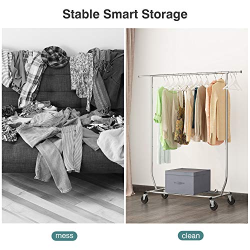 Sable Garment Rack, Multi-Function Commercial Grade Clothes Rolling ...