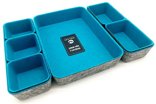 Welaxy Office Drawer Organizers Shallow Trays Drawers dividers Felt