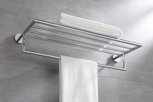 BUVELOT Leo Brass Towel Rack Bathroom Towel Shelf
