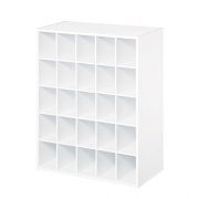 25-Cube Organizer, White