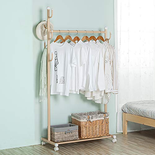 Ufine Bamboo Clothing Garment Rack Heavy Duty Coat Hanging Rack Best ...