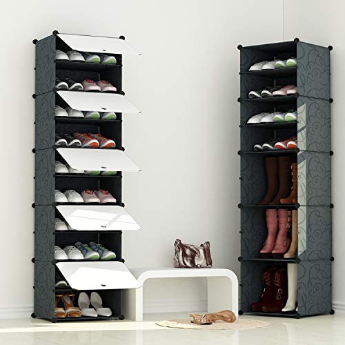 JOISCOPE Portable Shoe Storage Organzier Tower, Modular Cabinet