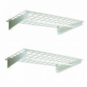 HyLoft 36-by-18-Inch Wall Shelf with Hanging Rod