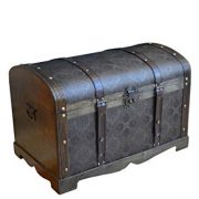 Styled Shopping Antique Victorian Wood Trunk Wooden Treasure Hope Chest