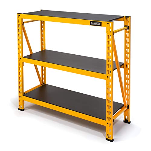 Dewalt 4-Foot Tall, 3-Shelf Industrial Workshop/Garage Storage Rack