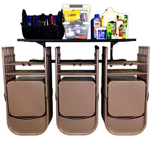 StoreYourBoard Chair Storage Rack and Storage Shelf, Folding and Beach Chair