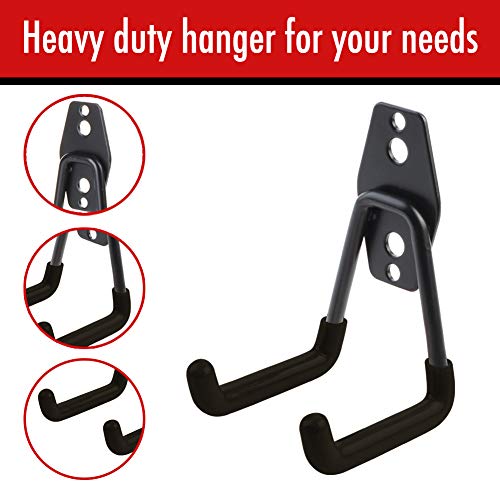 3pcs Garage Hanger Hooks for Hanging Ladder Hose Extension Cord Shovel ...