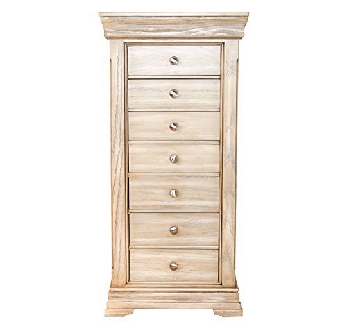 Hives and Honey "MALORY" Jewelry Armoire, Taupe Mist