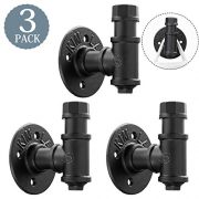 3 Pack Vintage Bathroom Robe and Towel Wall Hooks for Hanging