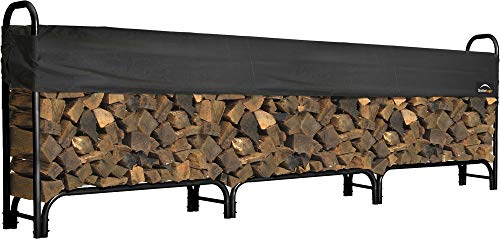 ShelterLogic 12' Adjustable Heavy Duty Outdoor Firewood Rack