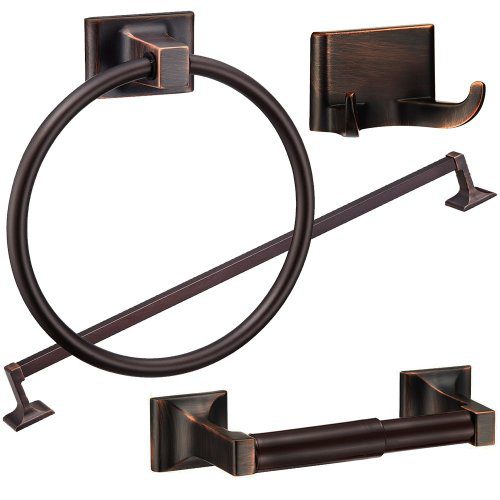 Randall Series 4-Piece Bath Accessories Set, Oil Rubbed Bronze