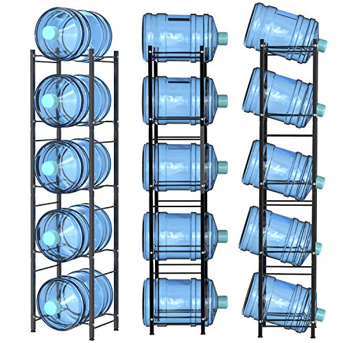 Water Racks, Msbenick 5-Tier Heavy Duty Water Bottle Storage System