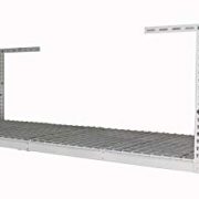 SafeRacks - 3x8 Overhead Garage Storage Rack - Height Adjustable Steel