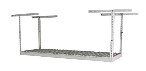 SafeRacks - 2x6 Overhead Garage Storage Rack - Height Adjustable Steel Overhead