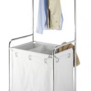 Whitmor Commercial Rolling Laundry Center with Removable Liner and Heavy Duty Wheels