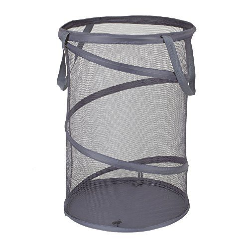 Household Essentials Pop-Up Collapsible Mesh Laundry Hamper