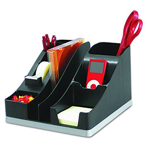 Deflecto Silhouettes All-In-One Desk Caddy, Office Supplies Caddy