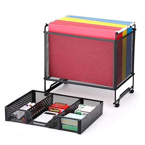 Simple Trending Desk Hanging File Box Storage Bin Organizer Good Choice ...