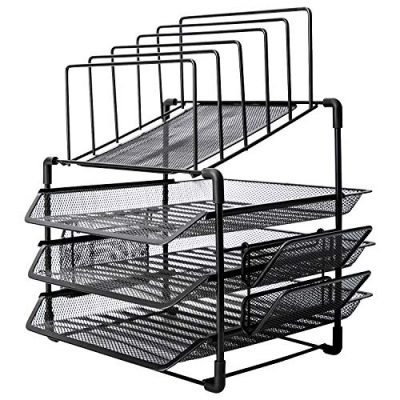 Amazonbasics All In One Wire Mesh Desk Organizer Good Choice