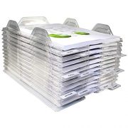 EZSTAX File Organizers - Letter Size, Stackable Trays for Desk - for Office Files