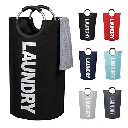 82L Large Laundry Basket Collapsible Fabric Laundry Hamper Tall Foldable Laundry
