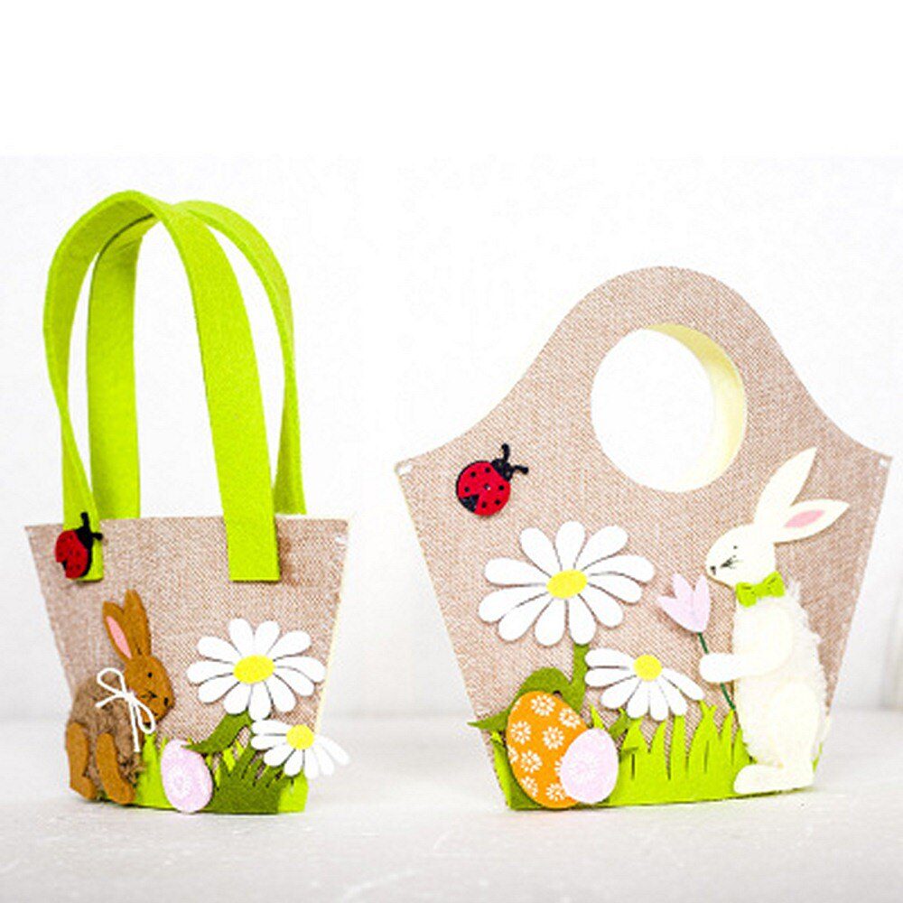 Gift Wrap Storage Handbags Rabbits Eggs Flowers