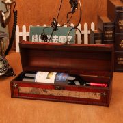 Wooden Packing Box for Red Wine Bottle