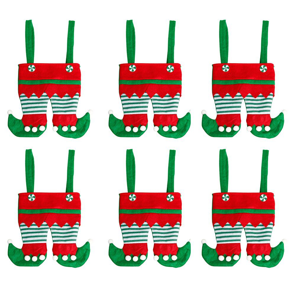 Treat Santa PantS Portable Gift Wrap Baskets