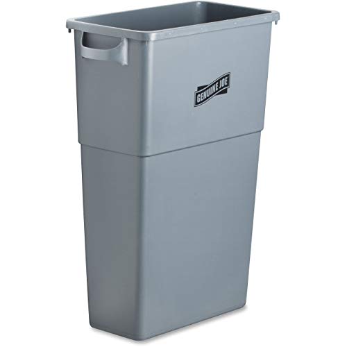 Plastic Space Saving Waste Container, 23 gallon