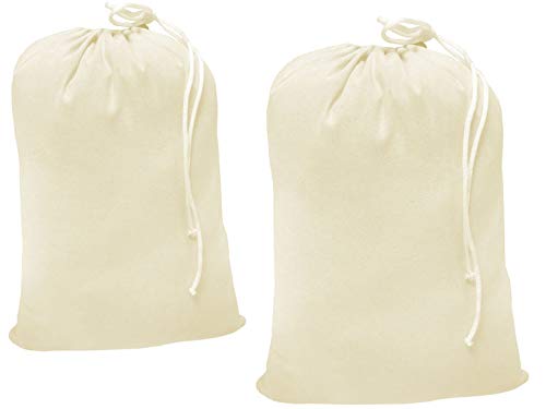 Linen Clubs Heavy Duty Cotton Canvas Laundry Bag