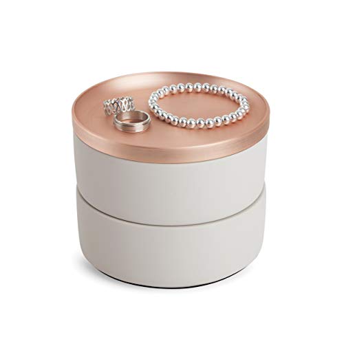 Two-Tier Resin Storage Container with Removable Lid