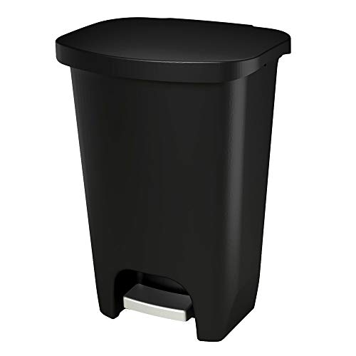 GLAD Plastic Step Trash Can with Clorox Odor Protection