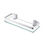KES Aluminum Bathroom Glass Shelf Tempered Glass Rectangular
