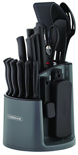 30-Piece Spin-and-Store Knife and Kitchen Tool Set