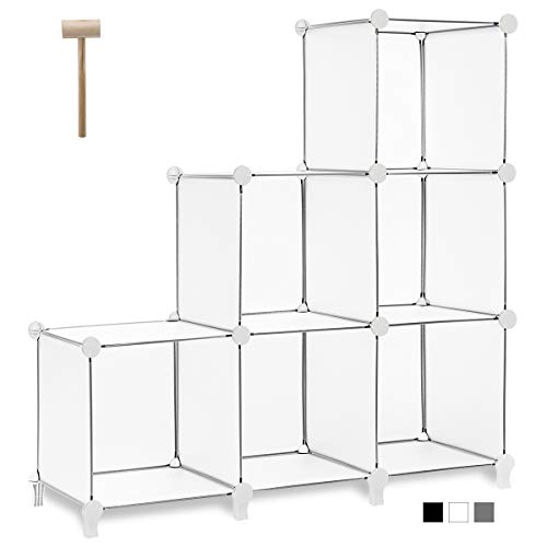 TomCare Cube Storage 6-Cube Bookshelf Closet Organizer