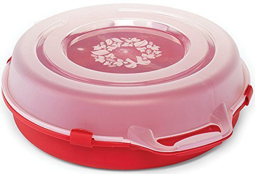 Wreath Plastic Storage Box with Clear Lid