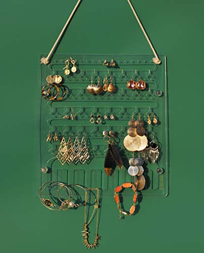 Wall Hanging Jewelry Organizer Acrylic Display Rack