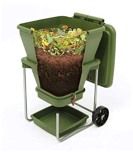 Worm Farm Compost Bin - Continuous Flow Through Vermi Composter