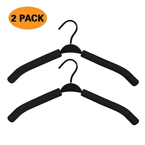 Modern Hangers Black Non-Slip Clothes Hangers Ultra Thin