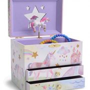 Jewelkeeper Musical Jewelry Box with 2 Pullout Drawers