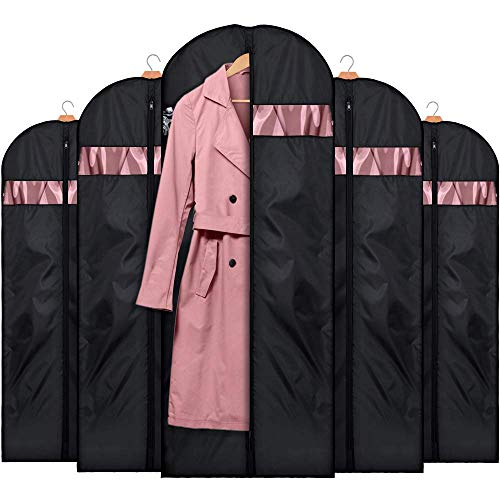 HOUSE DAY Garment Bags for Storage(5 Pack 60 inch)