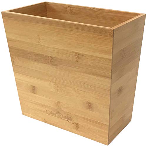 Bamboo Waste Basket | Waste Basket for Bathroom