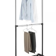 Whitmor Adjustable 2-Rod Garment Rack