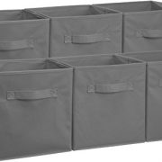AmazonBasics Collapsible Fabric Storage Cubes Organizer