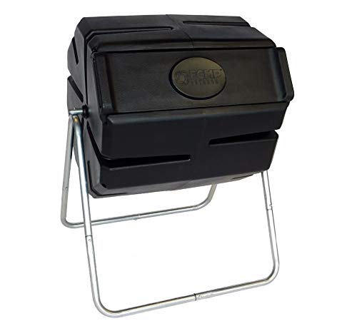 FCMP Outdoor Roto Tumbling Composter, Black