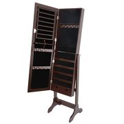 SUPER DEAL 2in1 Free Standing Jewelry Cabinet