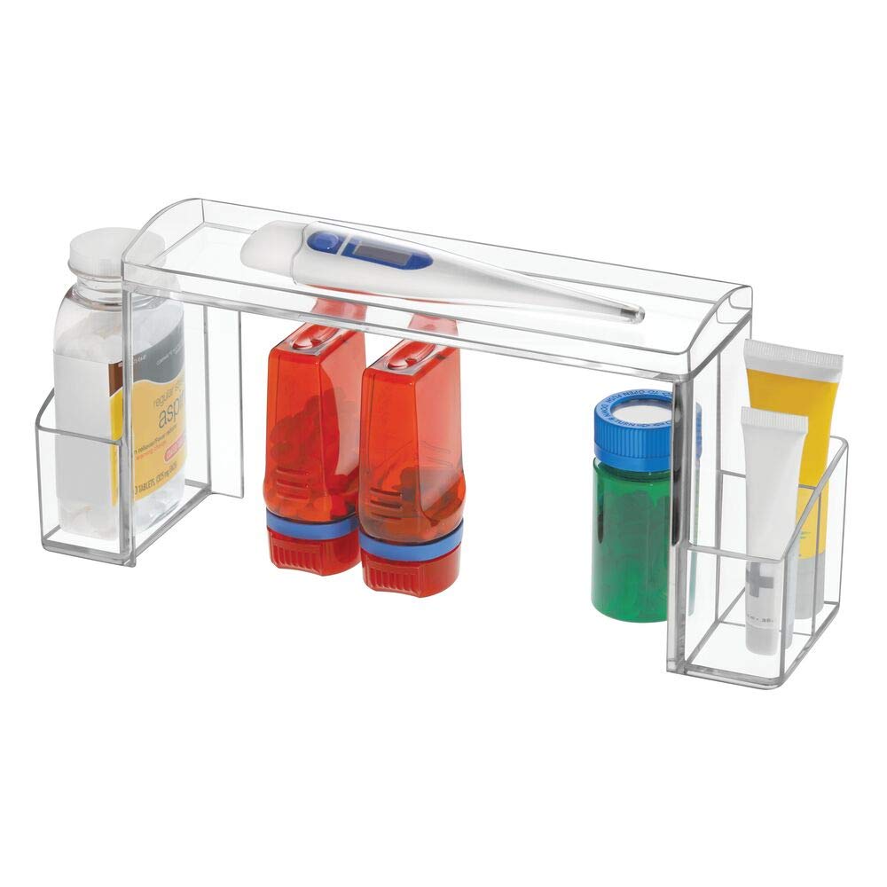 Plastic Medicine Cabinet High-Rise Storage Organizer