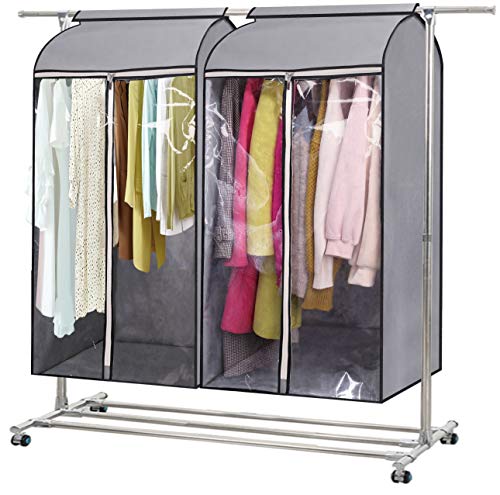 MISSLO 43" Hanging Garment Bags for Storage