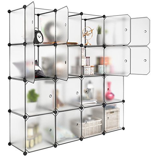 Storage Cube Organizer Plastic Cubby Shelving Drawer Unit