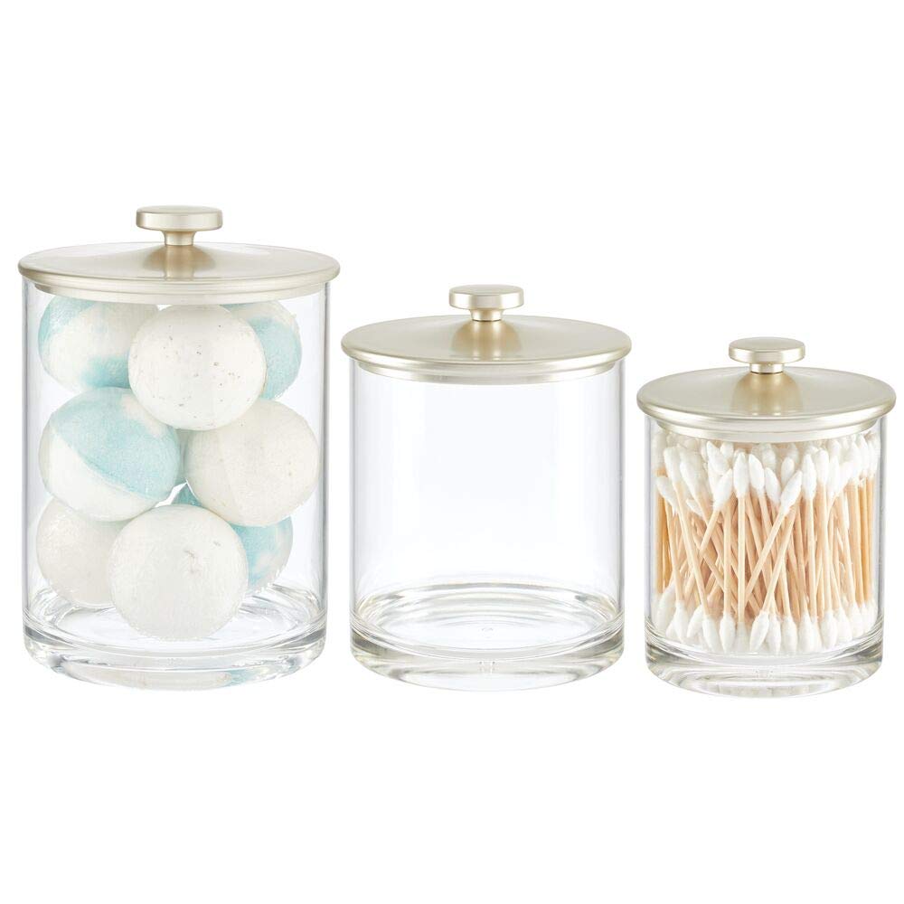 Countertop Storage Organizer Apothecary Canister Jar
